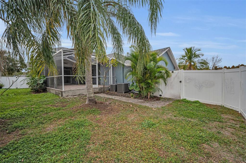 10125 Palladio Drive New Port Richey, FL 34655 - Photo 57 of 97 a backyard of a house with lots of green space