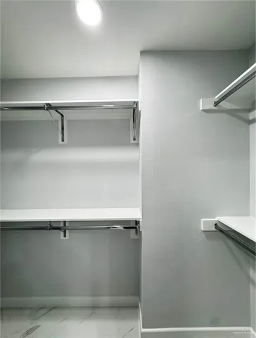 a close view of closet