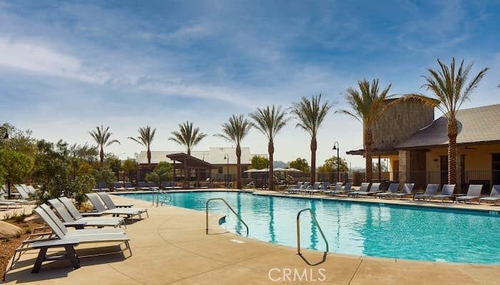 39547 Verbena Way Temecula, CA 92591 - Photo 20 of 21 a view of swimming pool with outdoor seating and yard
