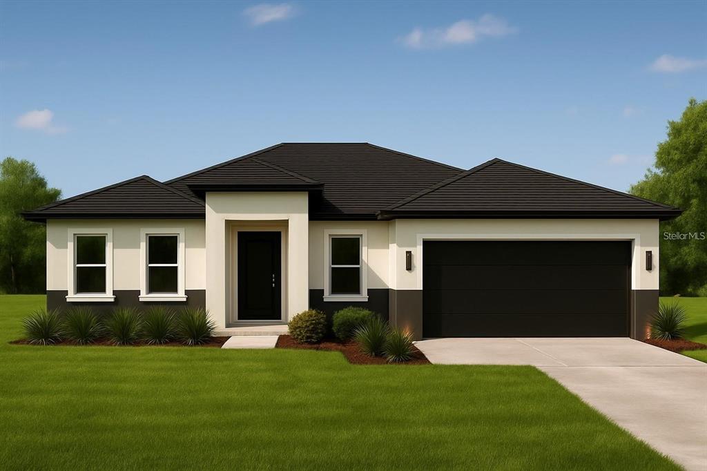 4254 Enid Lane North Port, FL 34288 - Photo 1 of 24 a front view of a house with a yard