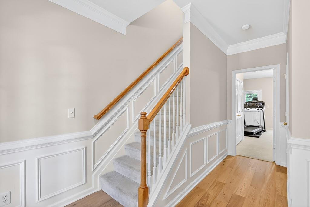 635 Coligny Court Atlanta, GA 30350 - Photo 4 of 31 a view of an entryway with wooden floor