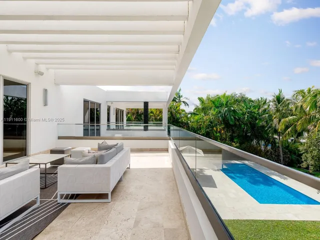 a view of balcony and patio