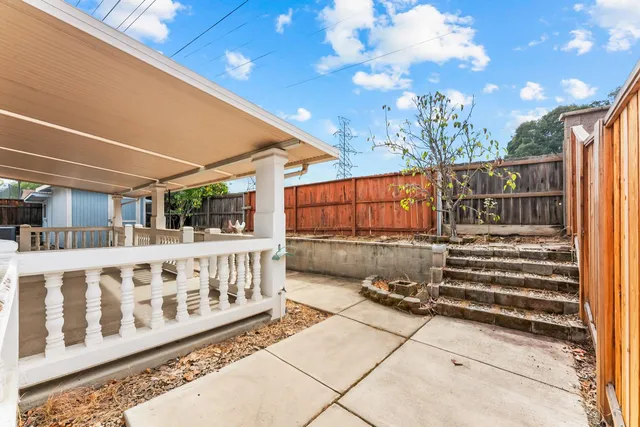 a view of a house with a porch