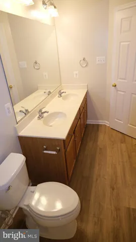 a bathroom with a sink and toilet