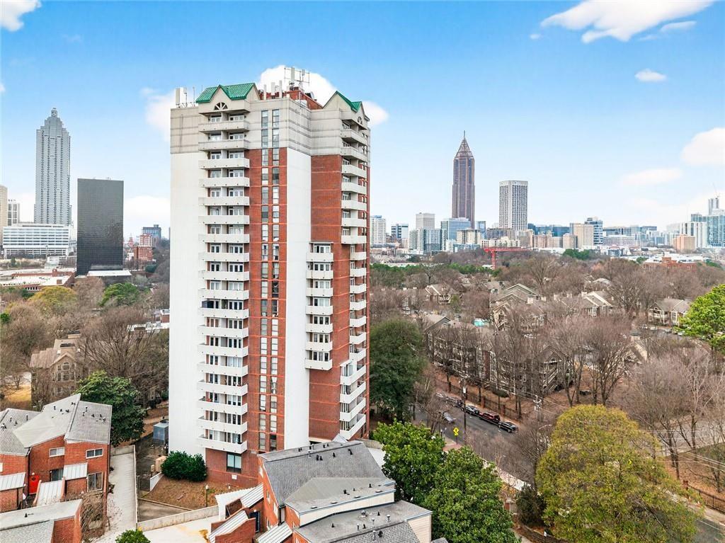 375 Ralph McGill Boulevard Northeast, Unit 604 Atlanta, GA 30312 - Photo 48 of 49 a view of a city with tall buildings
