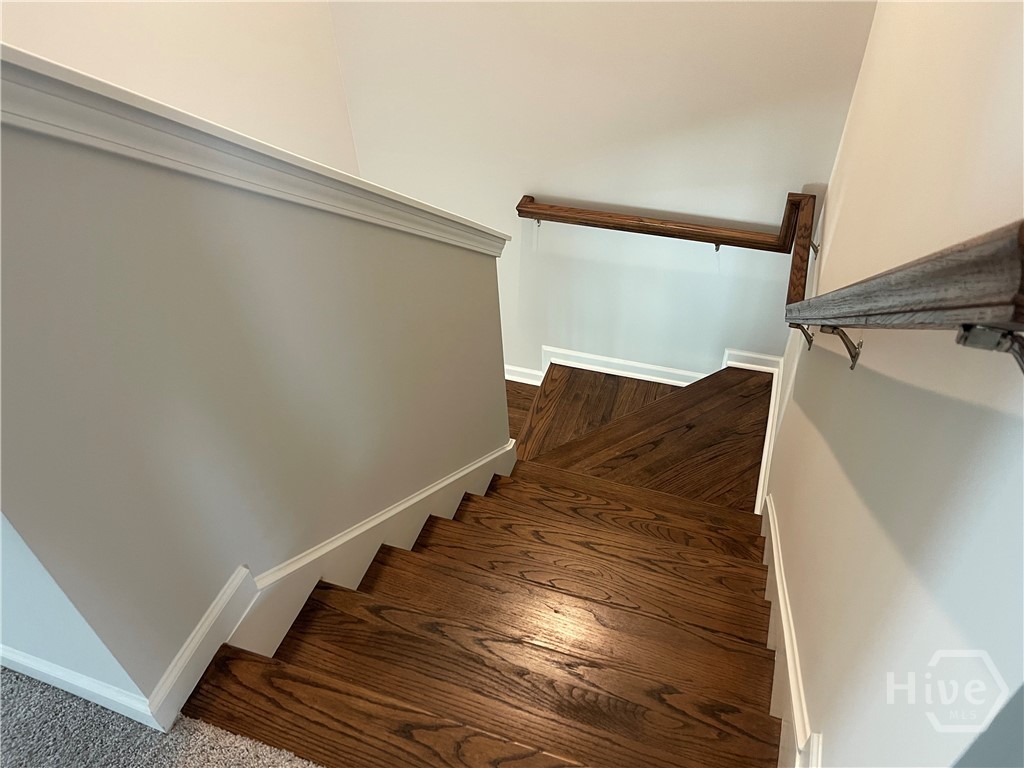 153 Como Drive Pooler, GA 31322 - Photo 14 of 30 Wooden Stairs Detail