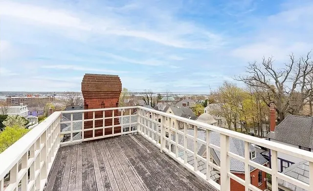 a view of city with balcony