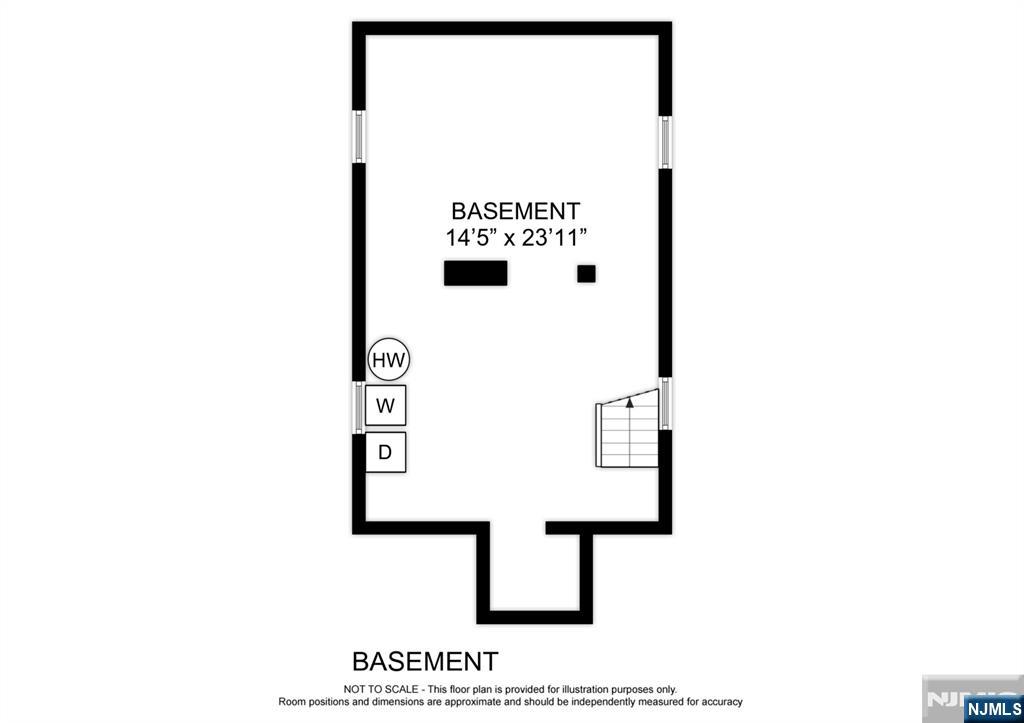 208 Jefferson Avenue Hasbrouck Heights, NJ 07604 - Photo 20 of 20 a picture of a floor plan