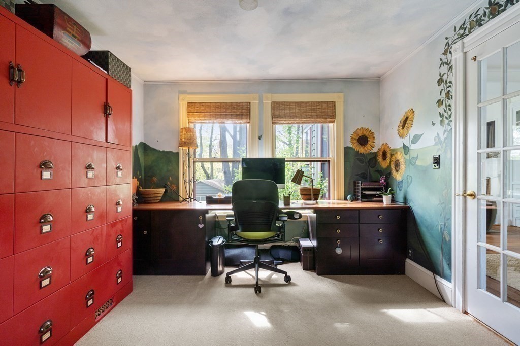 53 Oxford Road Newton, MA 02459 - Photo 10 of 32 a living room with furniture and a window