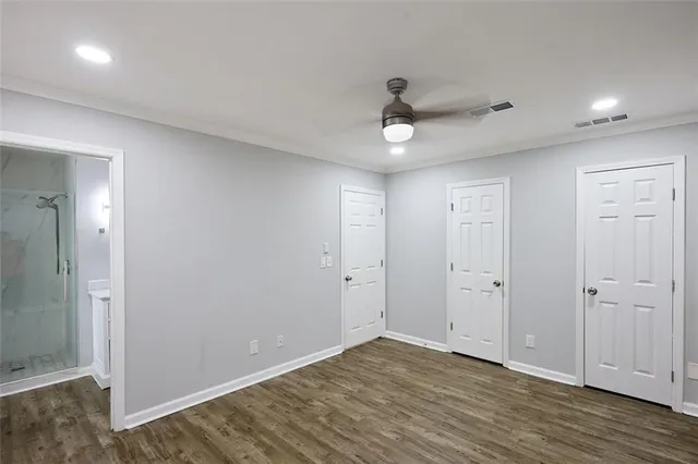 wooden floor in an empty room