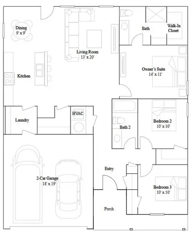$303,545 | 503 Valley View Drive, Tonganoxie, KS 66086