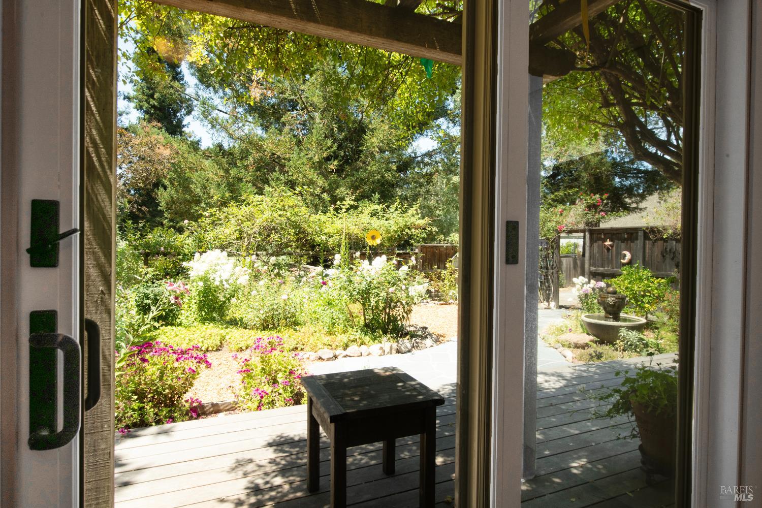 8920 Green Valley Road Sebastopol, CA 95472 - Photo 27 of 45 Access to gardens off the first bedroom.