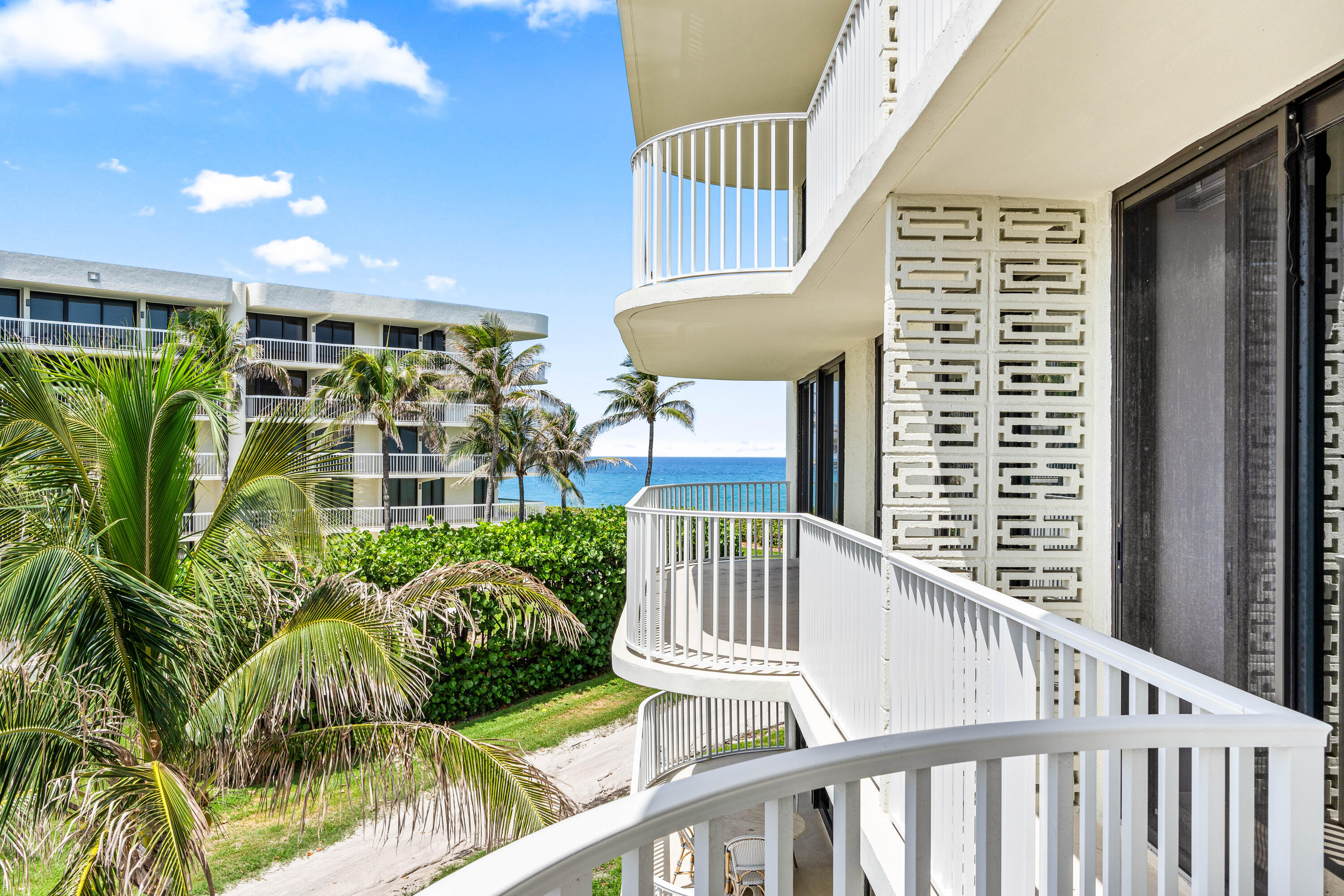 3360 South Ocean Boulevard, Unit 3 A I Palm Beach, FL 33480 - Photo 12 of 22 a view of balcony with furniture