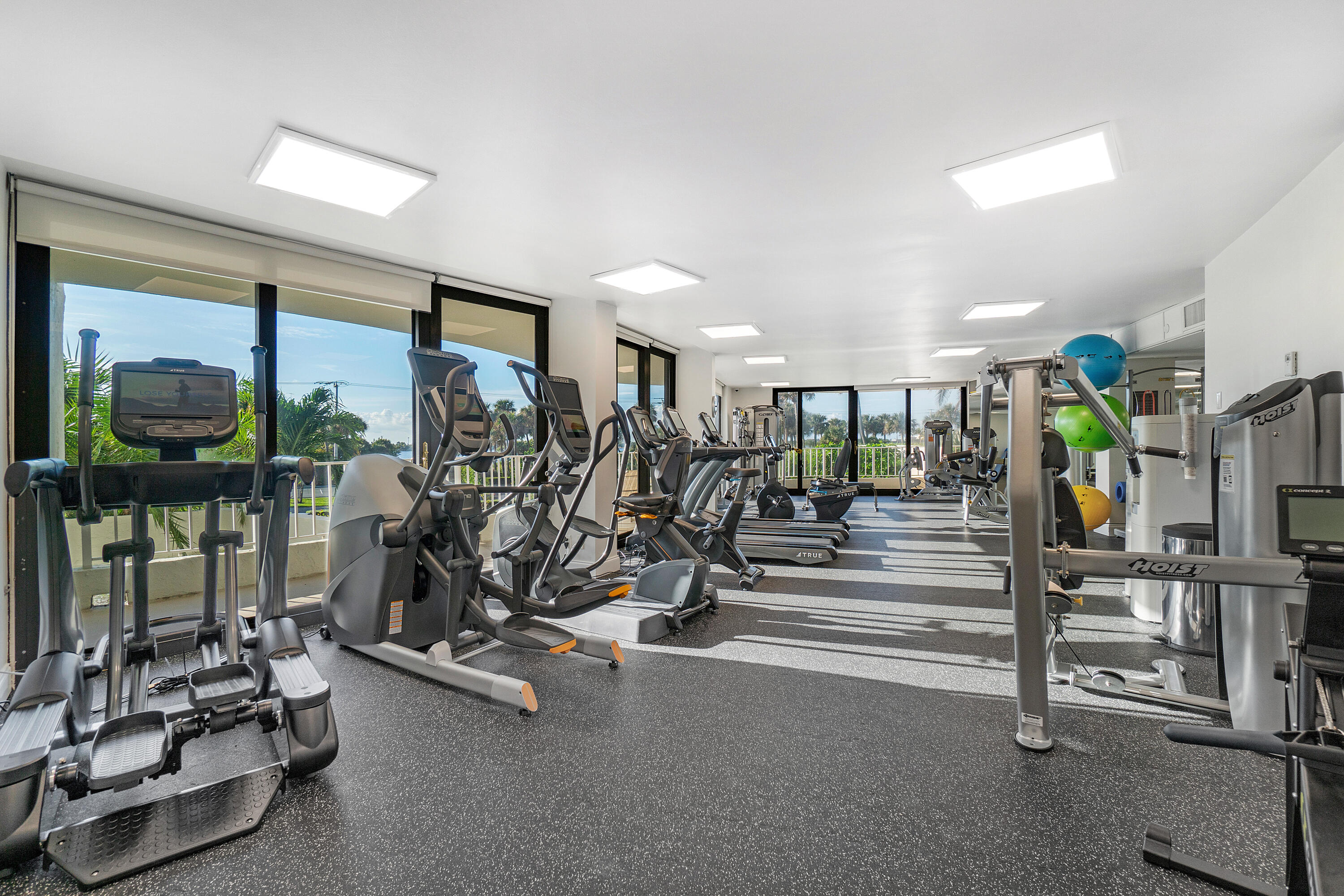 3360 South Ocean Boulevard, Unit 3 A I Palm Beach, FL 33480 - Photo 16 of 22 a view of a room with gym equipment