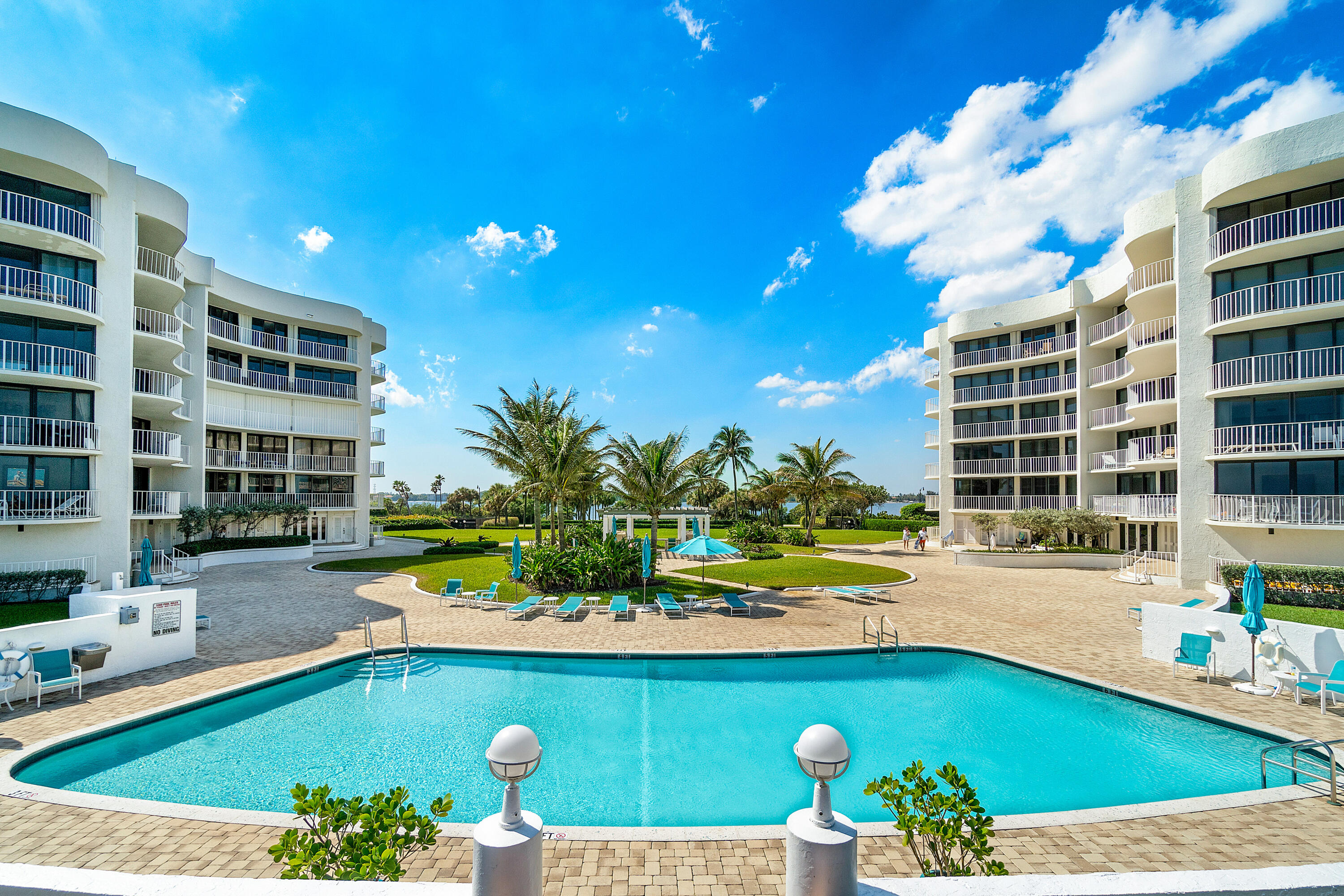 3360 South Ocean Boulevard, Unit 3 A I Palm Beach, FL 33480 - Photo 17 of 22 a view of a swimming pool with outdoor seating