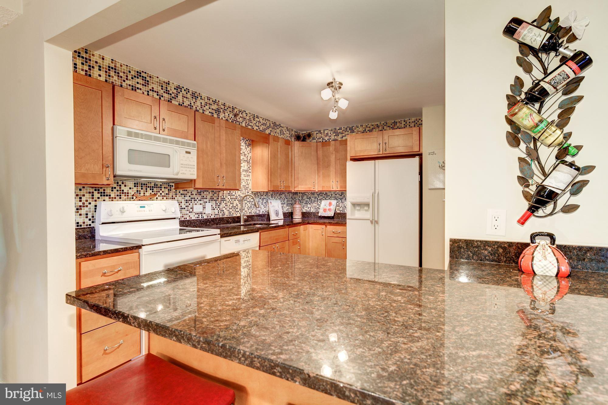2331 Old Court Road, Unit 200 Baltimore, MD 21208 - Photo 10 of 28 Updated Granite Kitchen w/Ceramic Tile Floor
