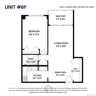 $525,000 | 2 Bay Club Drive, Unit 6F | Bay Terrace