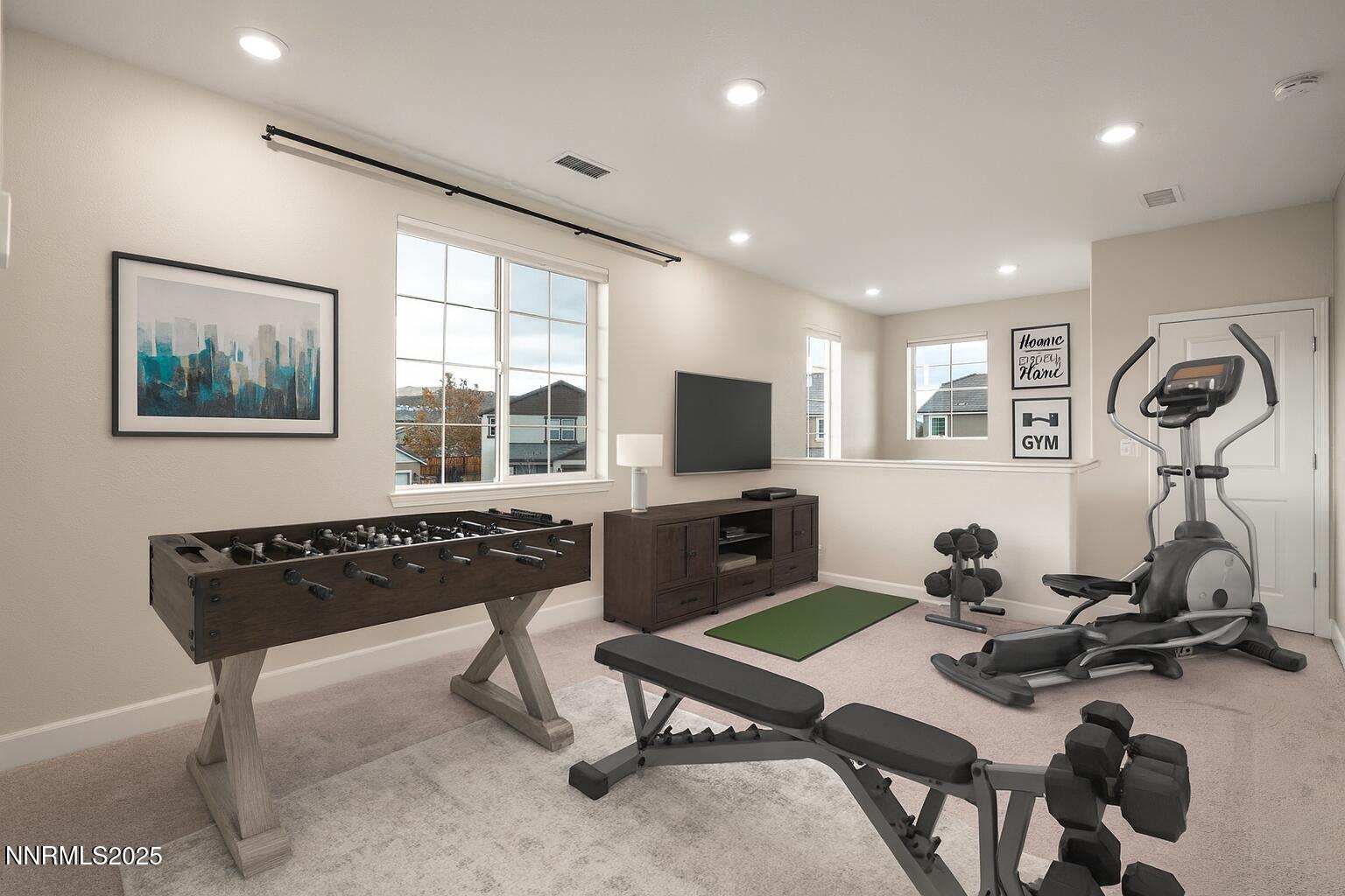 1119 Roswell Road Sparks, NV 89436 - Photo 17 of 35 a view of a workspace with furniture and a window