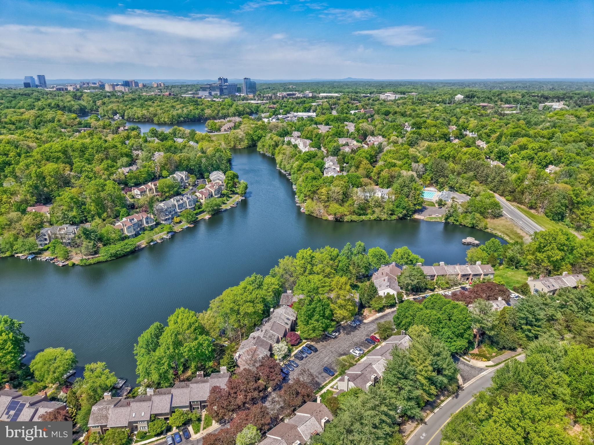 11024 Thrush Ridge Road Reston, VA 20191 - Photo 52 of 63 Another view of Thrush Ridge Road and Lake Audubon