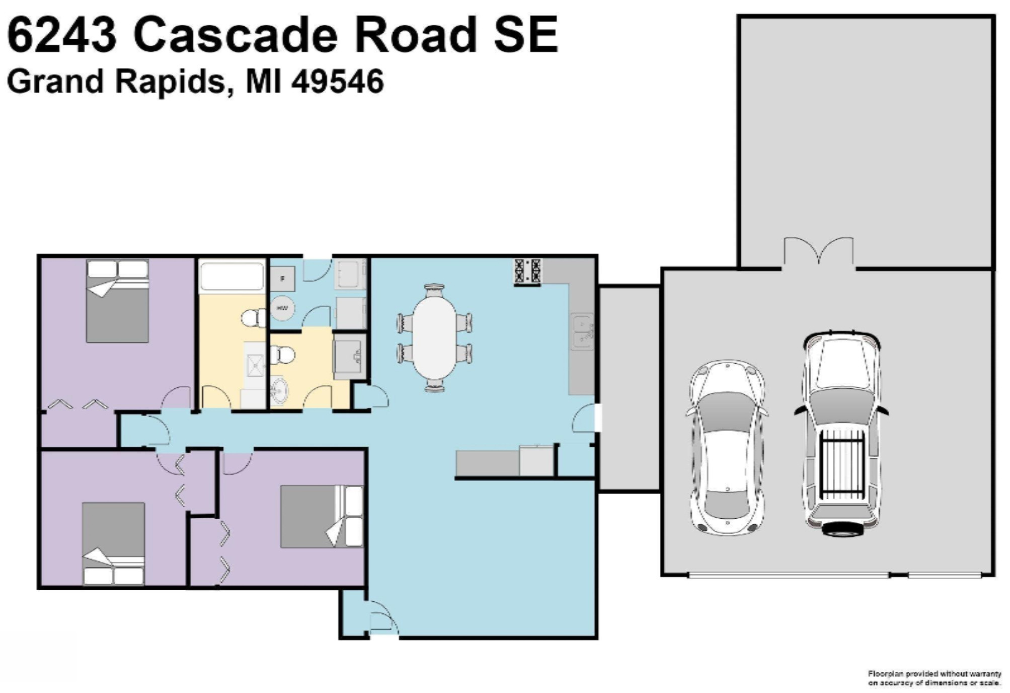 6243 Cascade Road Southeast Grand Rapids, MI 49546 - Photo 31 of 31 1d Floor Plan