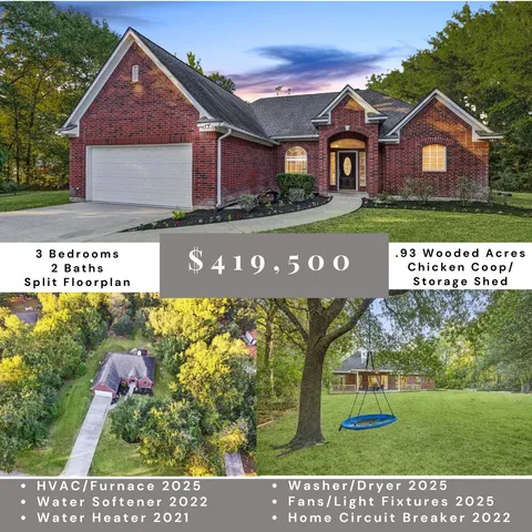 $419,500 | 13200 North Decker Drive, Pinehurst, TX 77362