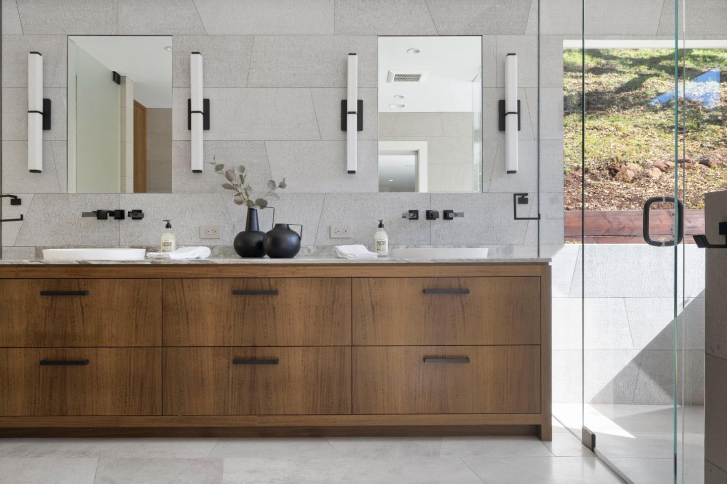 27201 Moody Road Los Altos Hills, CA 94022 - Photo 23 of 43 a bathroom with a sink and a mirror