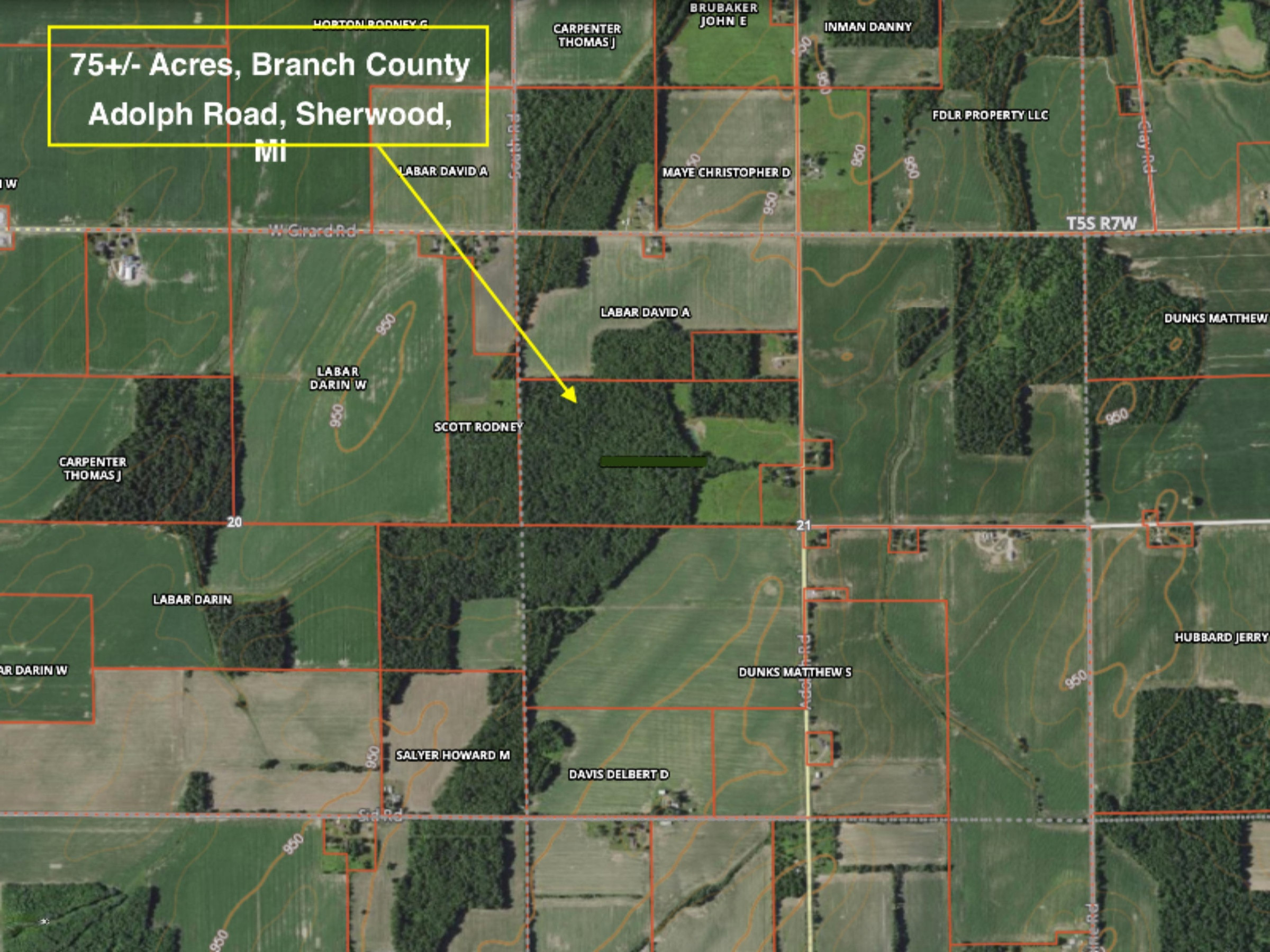 0 Adolph Road Union City, MI 49094 - Photo 2 of 45 Plat Map - 75 Branch Co.