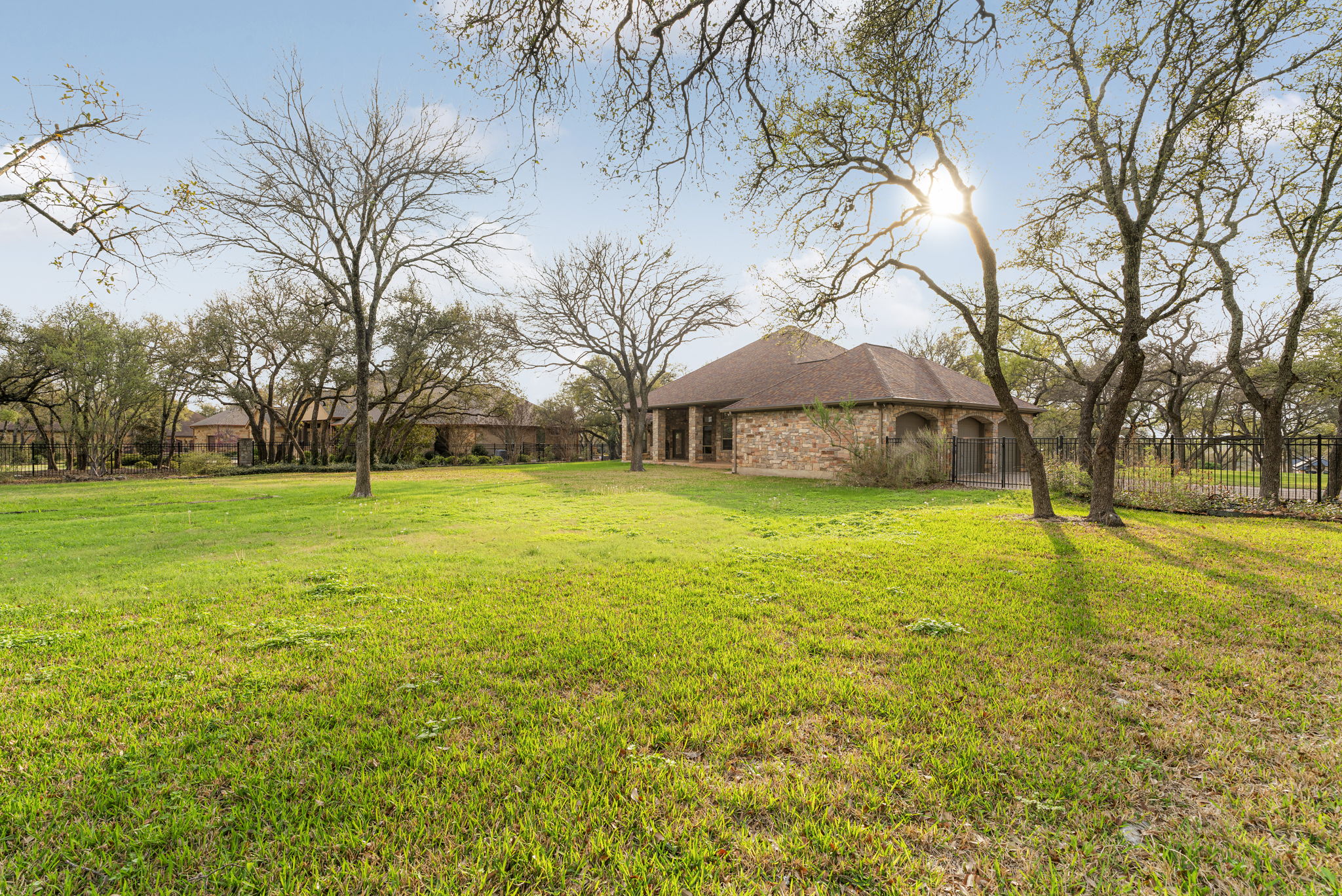 301 Goldridge Drive Georgetown, TX 78633 - Photo 3 of 40 a view of yard with swimming pool and green space