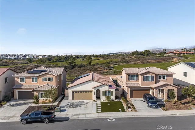 an aerial view of a residential apartment building