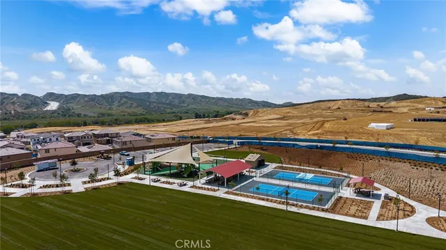 a view of a city with an ocean beach