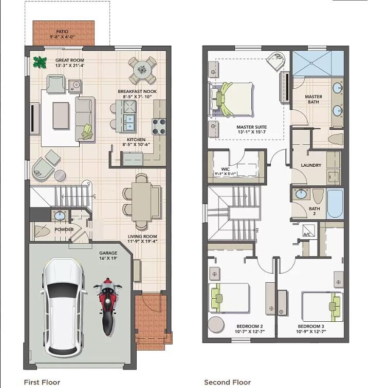 3015 Butternut Lane Riviera Beach, FL 33410 - Photo 37 of 37 Floor Plan