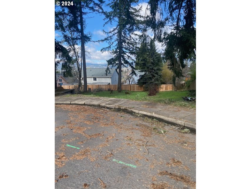 68 S Street Springfield, OR 97478 - Photo 6 of 6 a view of a backyard with large trees