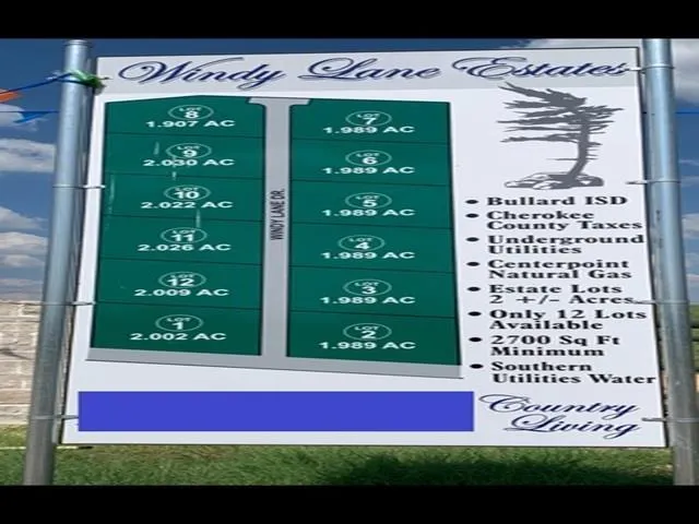 $165,000 | Lot 9 Cr 3605 Bullard Tx 75757, Bullard, TX 75757