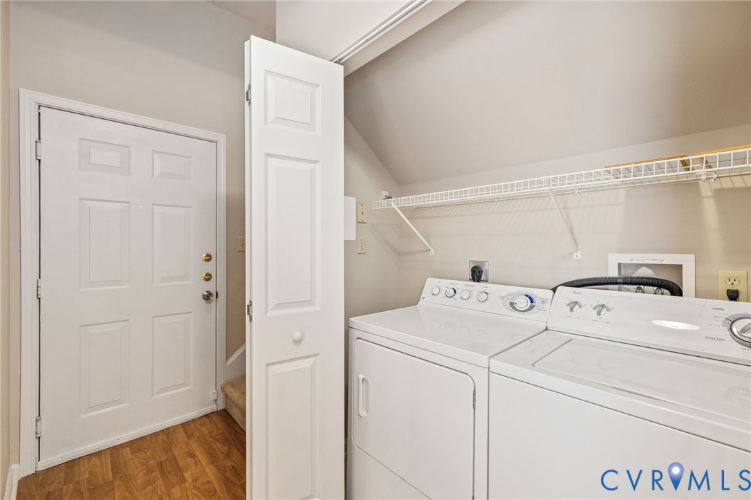 600 Fern Meadow Loop, Unit 308 Midlothian, VA 23114 - Photo 31 of 39 a utility room with dryer and washer