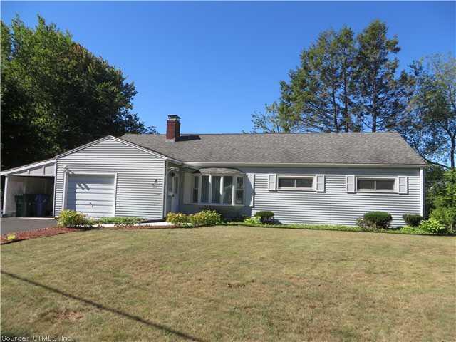 112 Weaver Road Manchester, CT 06042 - Photo 1 of 1 a house view with a outdoor space