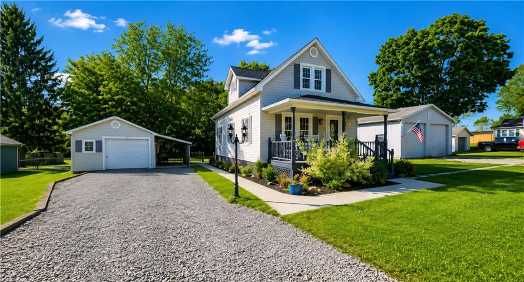 671 Old Rte 8 Harrisville, PA 16038 - Photo 3 of 49 a front view of house with yard and green space