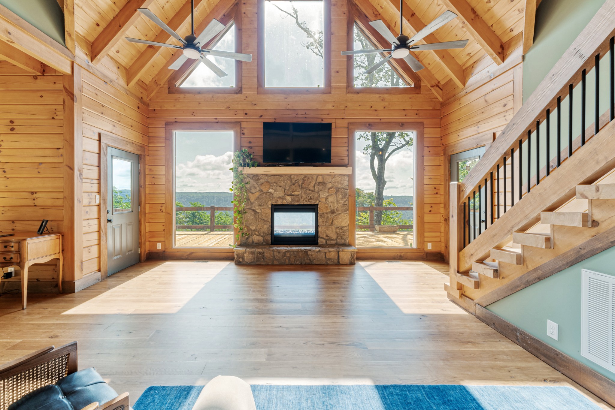 2367 Eagle Rock Road Monteagle, TN 37356 - Photo 23 of 63 a view of an entryway with a fireplace