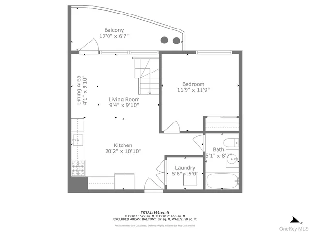 $1,090,000 | 37-20 Prince Street, Unit PHA | Downtown Flushing