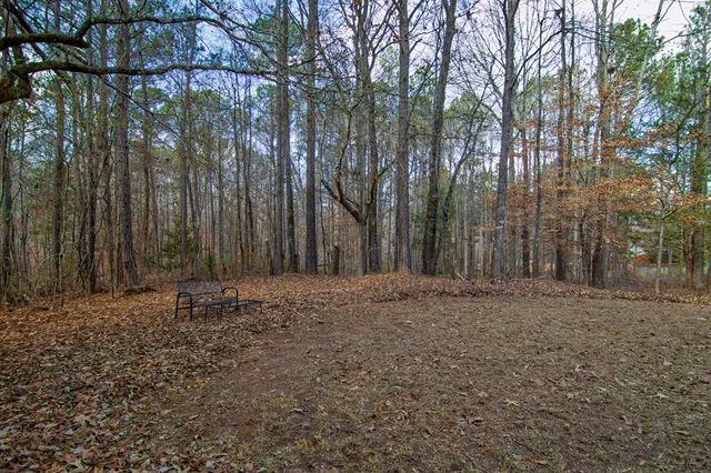 a house with trees in front of it
