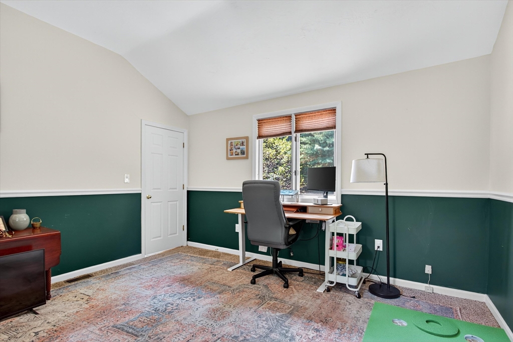 34 Timberline Road Millis, MA 02054 - Photo 23 of 42 a view of a workspace with furniture and a window
