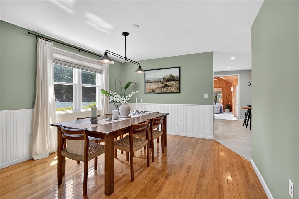 34 Timberline Road Millis, MA 02054 - Photo 7 of 42 a view of a dining room with furniture window and wooden floor