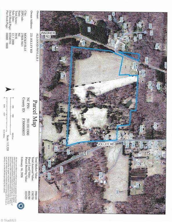 Aerial Map Jolly Farm