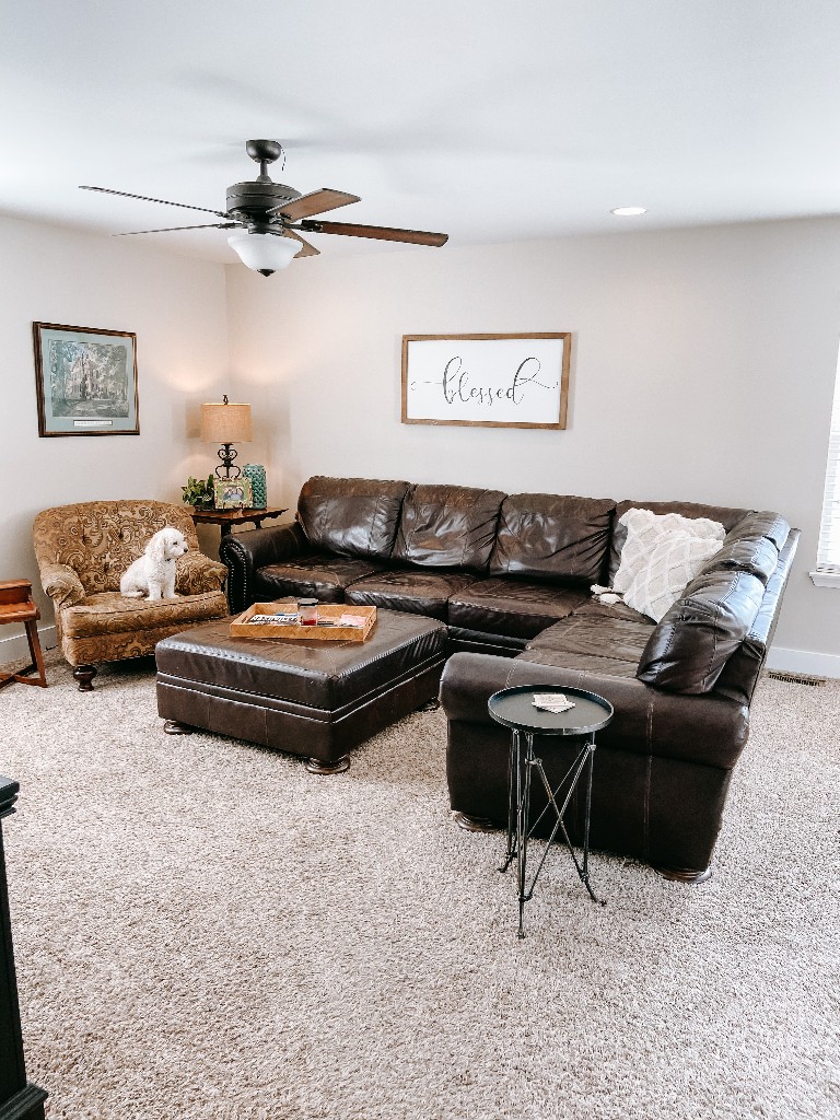 827 Oslo Road Mount Juliet, TN 37122 - Photo 22 of 25 a living room with furniture and a ceiling fan