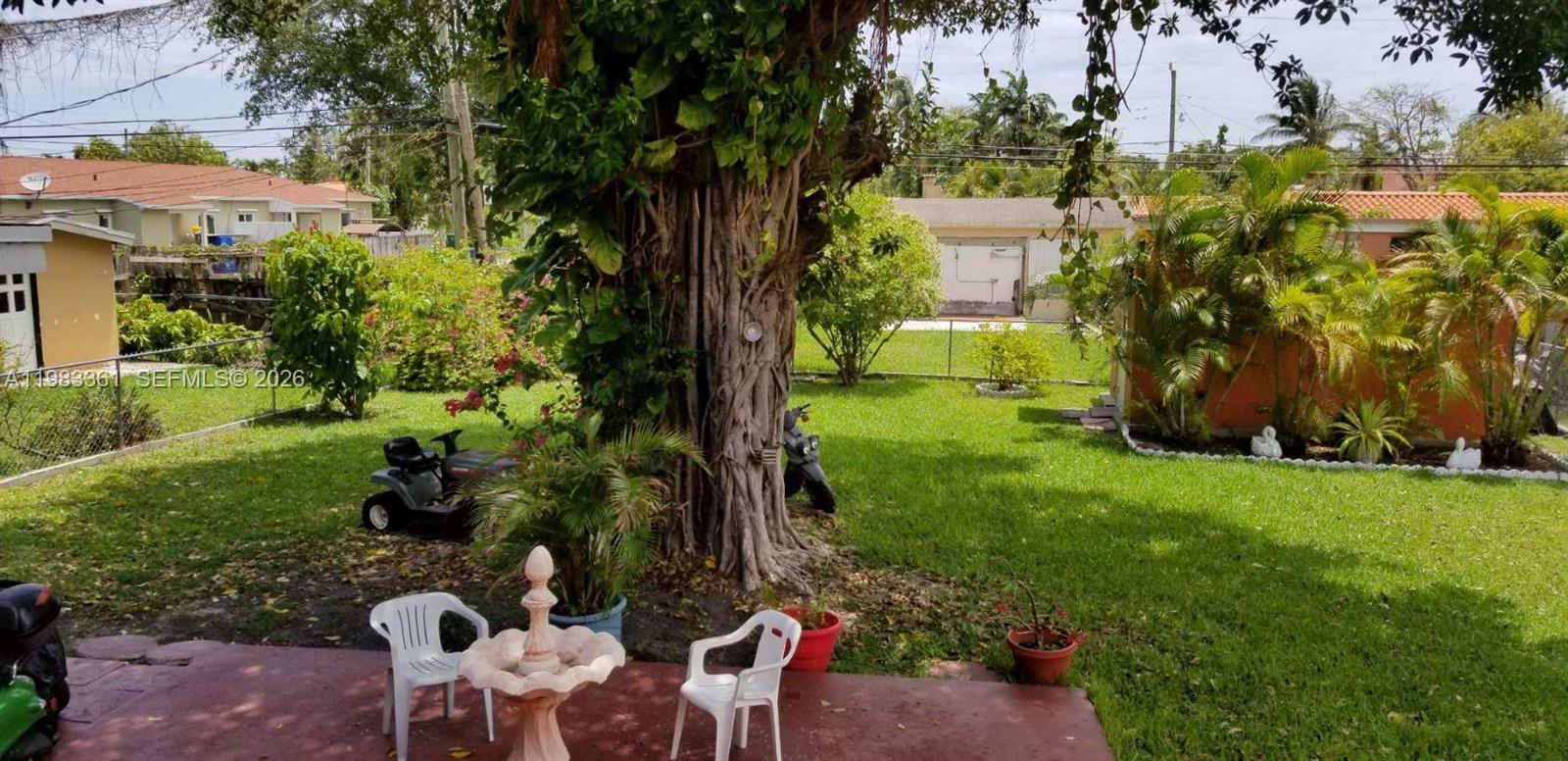 2787 Southwest 34th Court Miami, FL 33133 - Photo 8 of 15 a view of a chairs and table in the garden