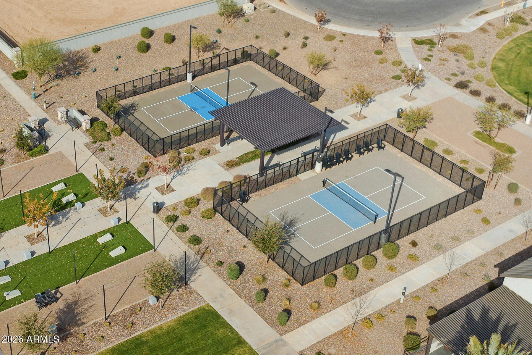 22466 East Happy Road Queen Creek, AZ 85142 - Photo 15 of 19 PHX_Empire Pointe_Amenity_Aerial_Pickleb