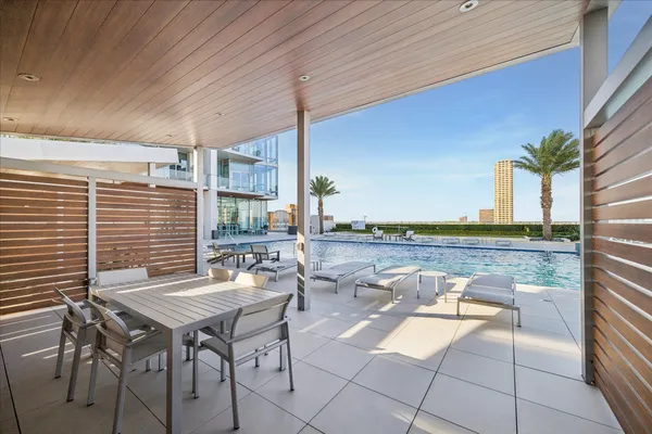 a view of a house with a swimming pool