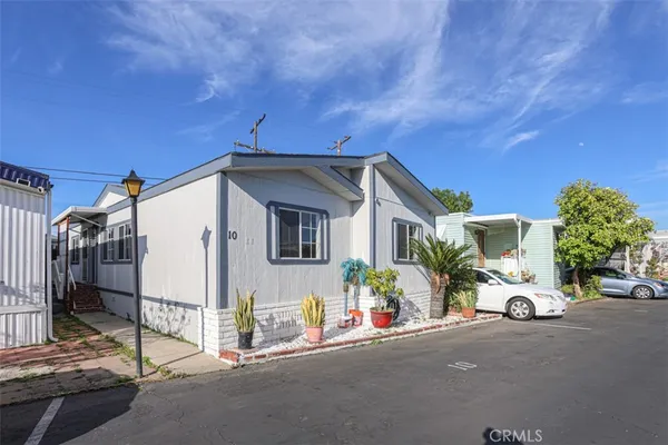 a car parked in front of a house