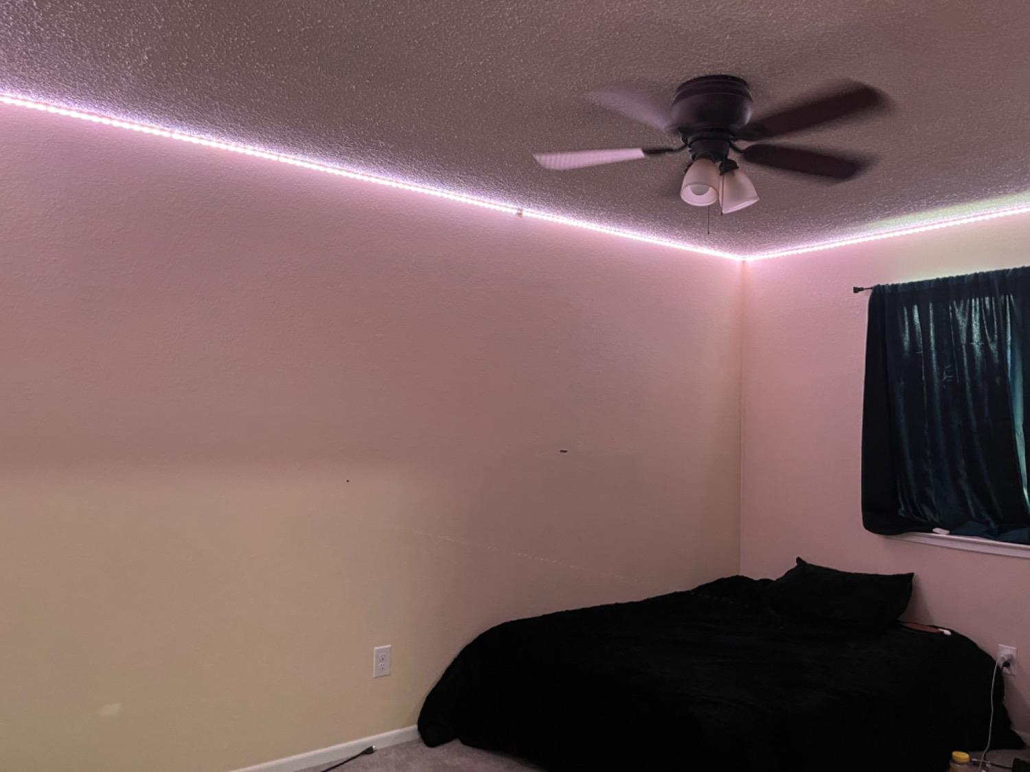 1978 Cline Street Firebaugh, CA 93622 - Photo 5 of 9 a bedroom with a bed and a chandelier