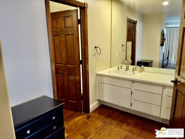 a view of an entryway with a door