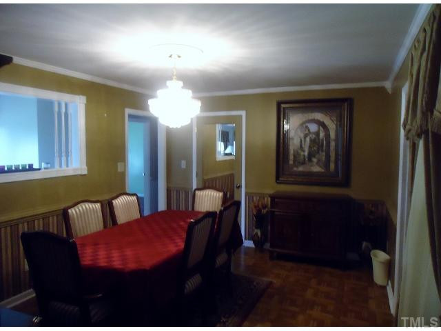 100 Harris Road Smithfield, NC 27577 - Photo 7 of 22 Formal Dining Room with Parquet floor